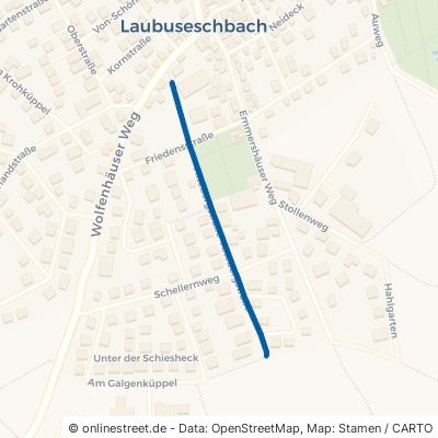 Altebergstraße Weilmünster Laubuseschbach 