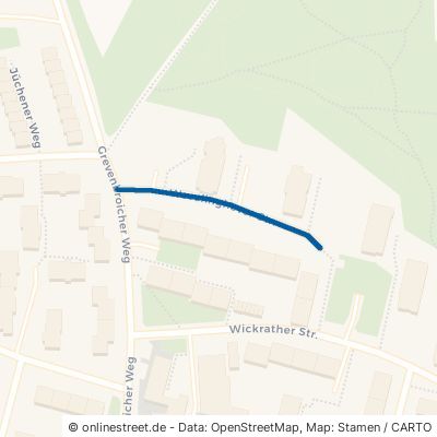 Wevelinghover Straße Düsseldorf Lörick 