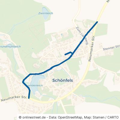 Zwickauer Straße Lichtentanne Schönfels 