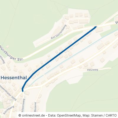 Mühlstraße Mespelbrunn Hessenthal 