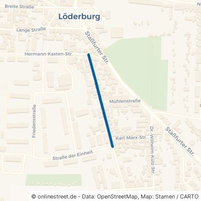 Gänsefurther Straße Staßfurt Löderburg 