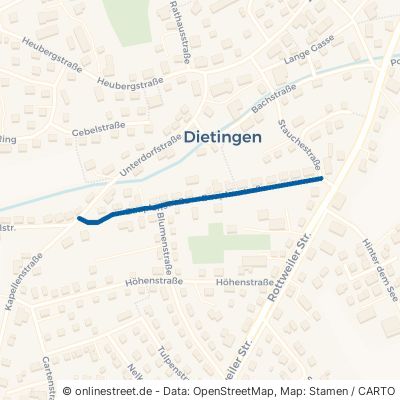 Bauplanstraße Dietingen 