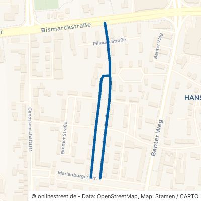 Tilsiter Straße Wilhelmshaven Bant 