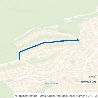 Mittlerer Bauernwaldweg Stuttgart Botnang 