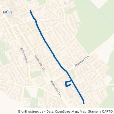 Bruckersche Straße Krefeld Hüls 