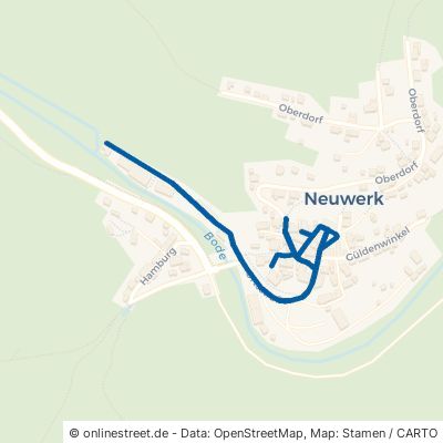 Ortsstraße Elbingerode (Harz) Neuwerk 