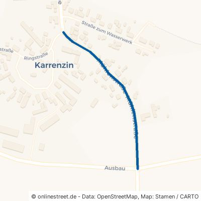 Mühlenstraße Karrenzin Spornitz 