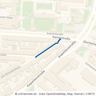 Brunnenstraße Karlsruhe Innenstadt-Ost 