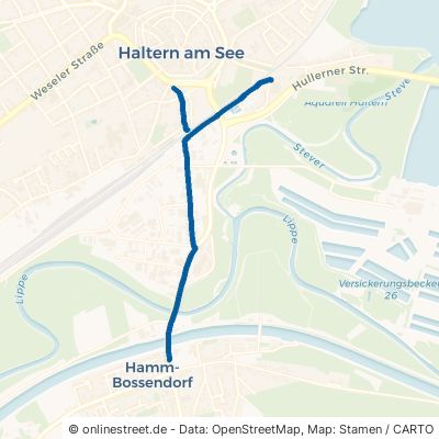 Recklinghäuser Straße Haltern am See Hamm-Bossendorf 