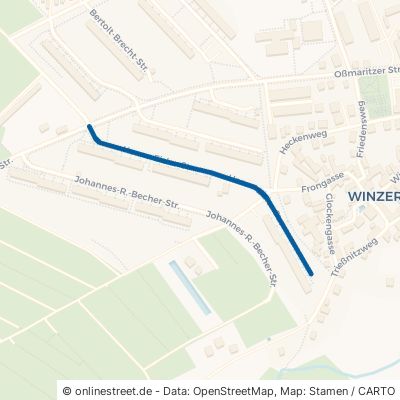 Hanns-Eisler-Straße Jena Winzerla 