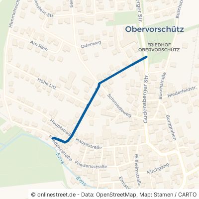 Poststraße Gudensberg Obervorschütz 