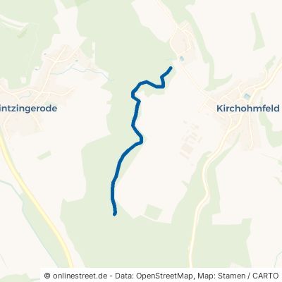 Kanstein Wanderweg 37339 Leinefelde-Worbis Kirchohmfeld 