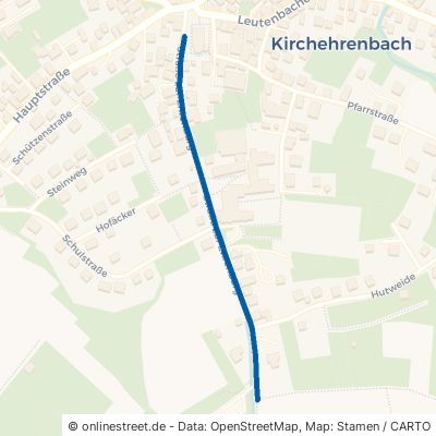 Straße zur Ehrenbürg Kirchehrenbach 