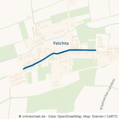 Felchtaer Hauptstraße Mühlhausen Felchta 