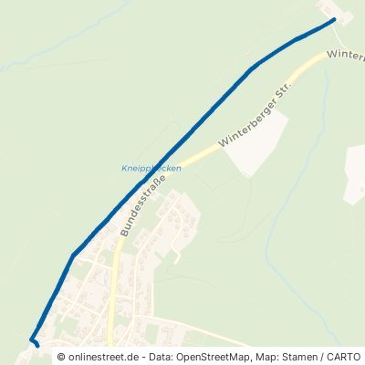 Grenzweg Winterberg Langewiese 