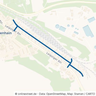 Straße des Friedens Rötha Espenhain 