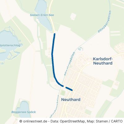 Waldstraße Karlsdorf-Neuthard Neuthard 