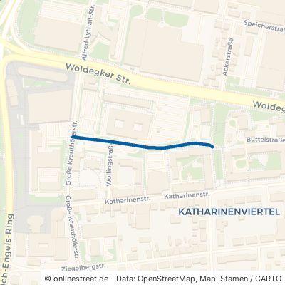 Gebrüder-Boll-Straße Neubrandenburg Katharinenviertel 
