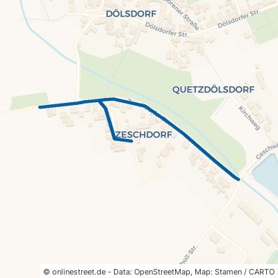 Zeschdorfer Straße Zörbig Quetzdölsdorf 
