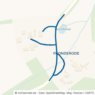 Fronderoder Straße Bleicherode Fronderode 
