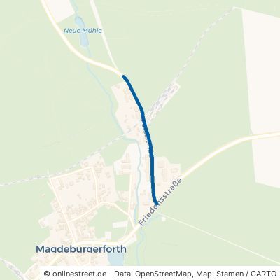 Forststraße Möckern Magdeburgerforth 