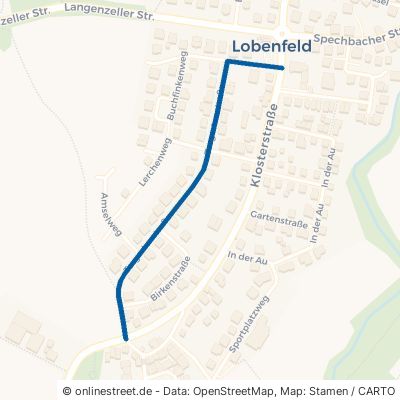 Torgartenstraße Lobbach Lobenfeld 