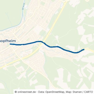Wehrer Straße Schopfheim Eichen 