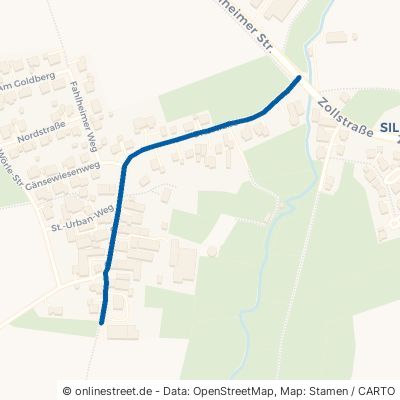 Ortsstraße Bibertal Silheim 