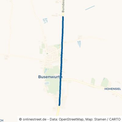 Bundesstraße Busenwurth 