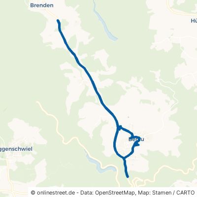 Landstraße Ühlingen-Birkendorf Berau 