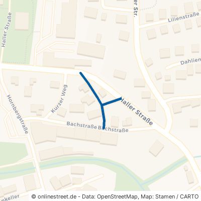 Kurze Straße Öhringen Cappel 