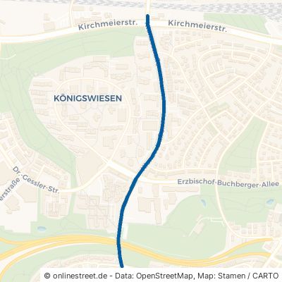 Klenzestraße Regensburg Kumpfmühl-Ziegetsdorf-Neuprüll 