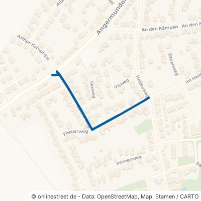 Ginsterweg Düsseldorf Angermund 