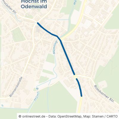Erbacher Straße Höchst im Odenwald 