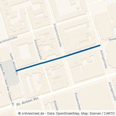 Carl-Wilhelm-Straße Krefeld Stadtmitte 