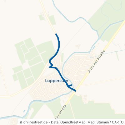 Loppersumer Straße Hinte Loppersum 