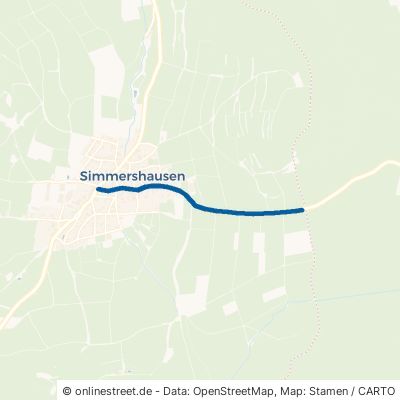 Oberweider Straße Hilders Simmershausen 