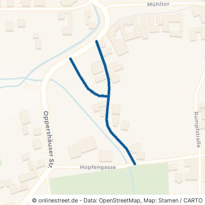 Neue Straße Vogtei Niederdorla 