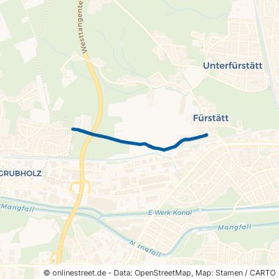 Am Gangsteig Rosenheim Fürstätt 