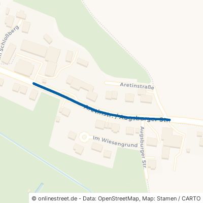 Aretinstraße / Augsburger Straße Friedberg Rinnenthal 