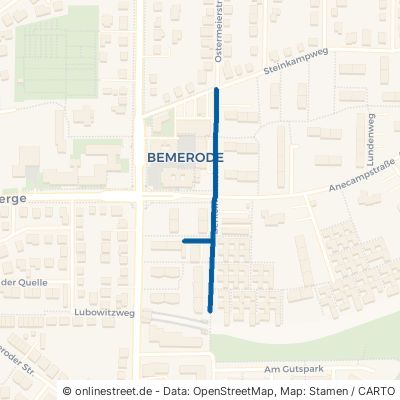 Berkelmannstraße Hannover Bemerode 