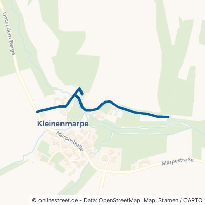 Töllweg Blomberg Kleinenmarpe 