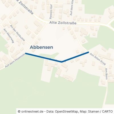 Dunkler Weg Wedemark Abbensen 