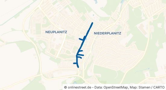 Rudolf-Breitscheid-Straße Zwickau Niederplanitz 