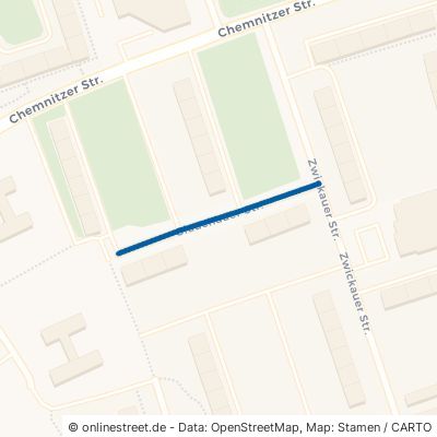 Glauchauer Straße Riesa Weida 