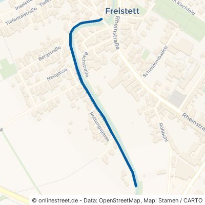 Kanalstraße Rheinau Freistett 