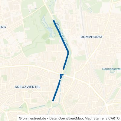 Kanalstraße Münster Wienburg 