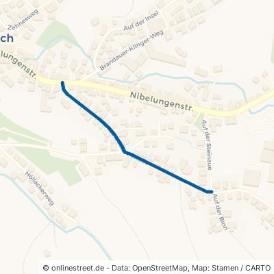 Knodener Straße Lautertal Reichenbach 