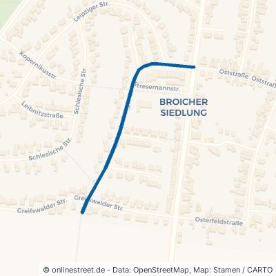 Marienburger Straße Alsdorf Broicher Siedlung 