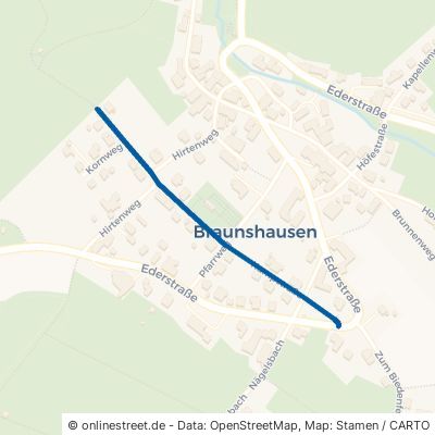 Kampstraße Hallenberg Braunshausen 